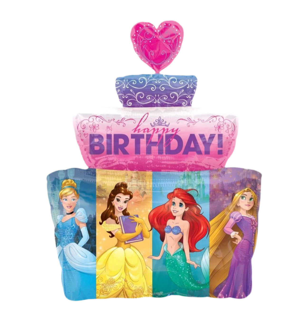 Anagram 28" Princess Birthday Cake Balloon